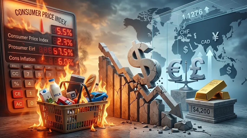 La inflación de EE. UU. salió caliente y el dólar cayó igual