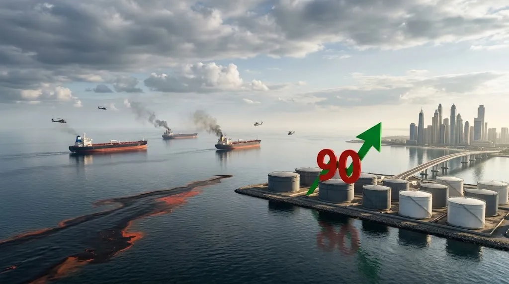 Los ataques a petroleros acercan el crudo a $90 y el festivo frena el rebote del dólar