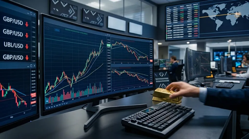 El dólar retrocede, el oro repunta más del 2% y la libra cede tras un BoE cauto