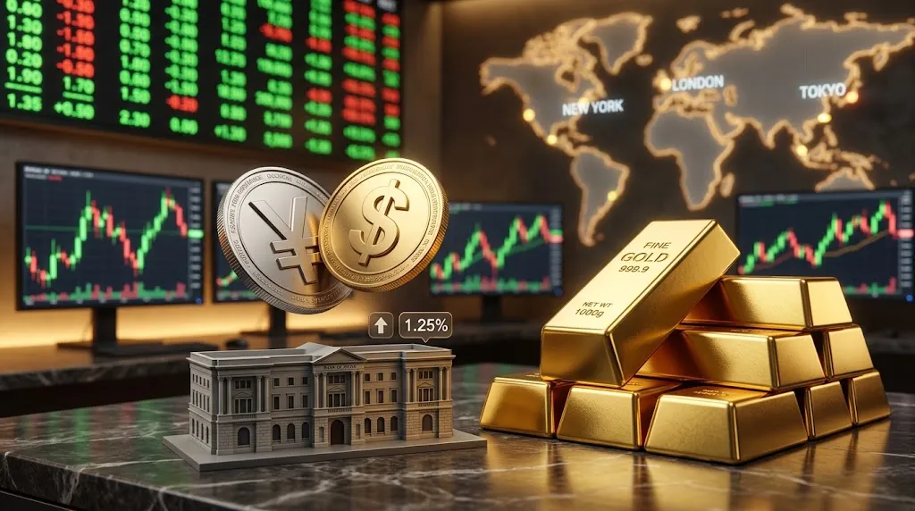 Yen slides despite BoJ hike as dollar pares gains; gold extends rally
