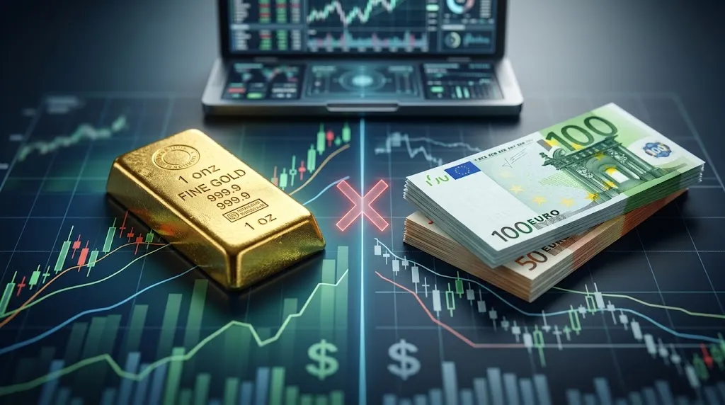 Does gold lead EUR/USD? We measured it on nearly six years of our own data