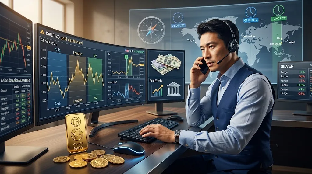 Gold (XAU/USD): how much does it move, when, and what moves it?