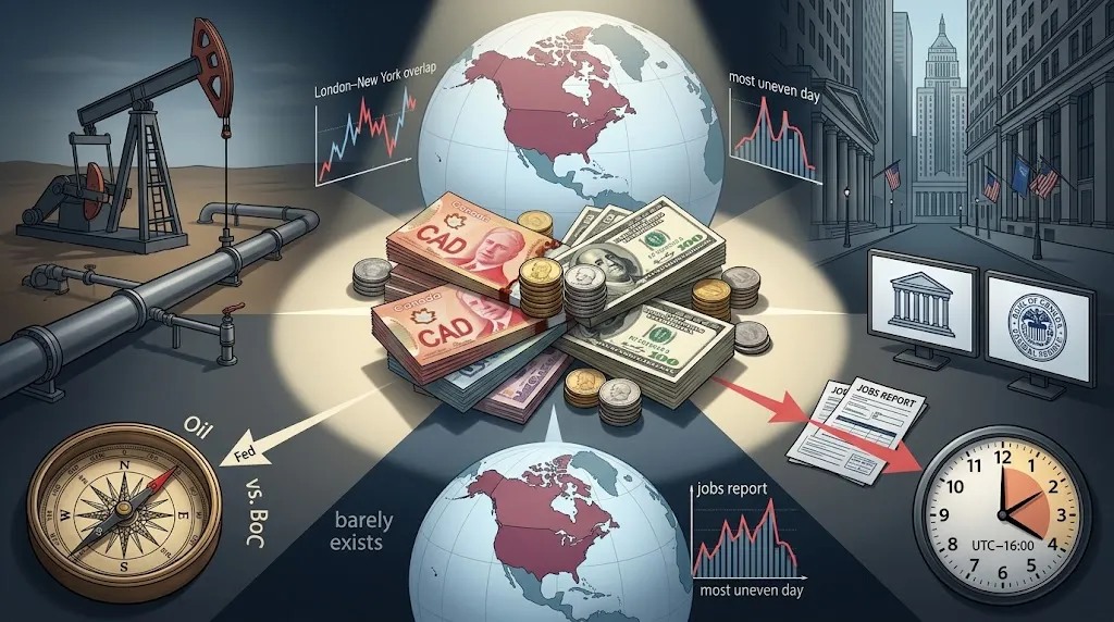 USD/CAD: ¿cuánto se mueve, cuándo y qué lo mueve?
